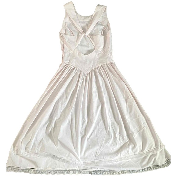 Vintage 1960s Gunne Sax lace Dress Size 9 Wedding Cottagecore fitted fairy - Picture 7 of 13